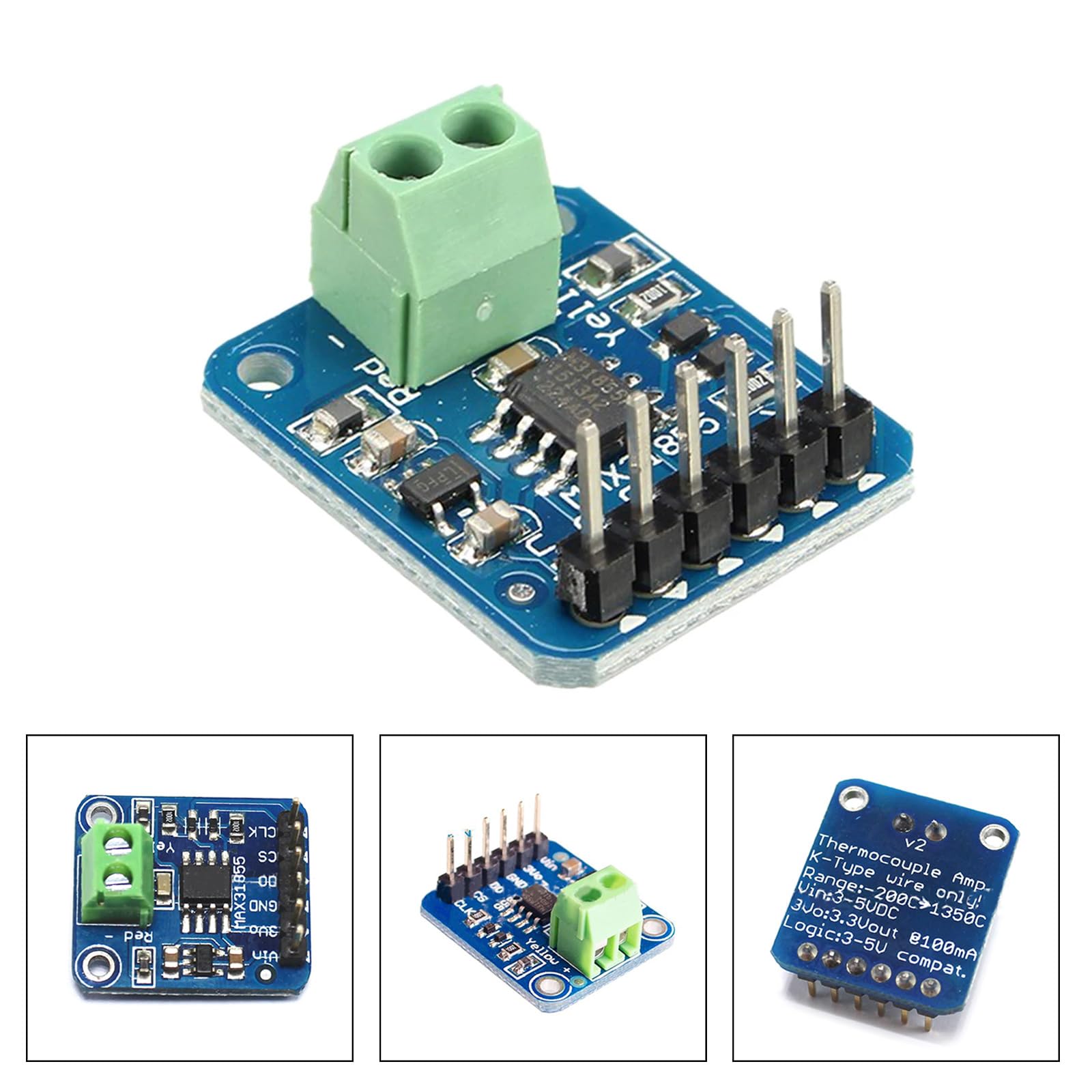 けーこ Octo K-Type Thermocouple Breakout Board MAX31855 – Whizoo